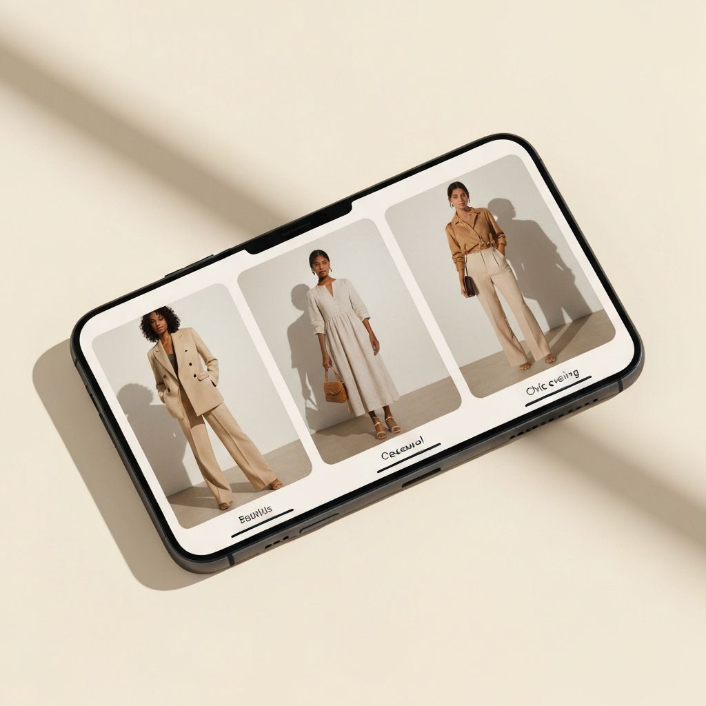 Chic Stylist daily edit app mockup